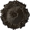 Ekena Millwork Plymouth Ceiling Medallion (Fits Canopies up to 1 5/8"), 16 3/4"OD x 1 3/8"P, Stone Hearth CM16PLSHF - alternate 1